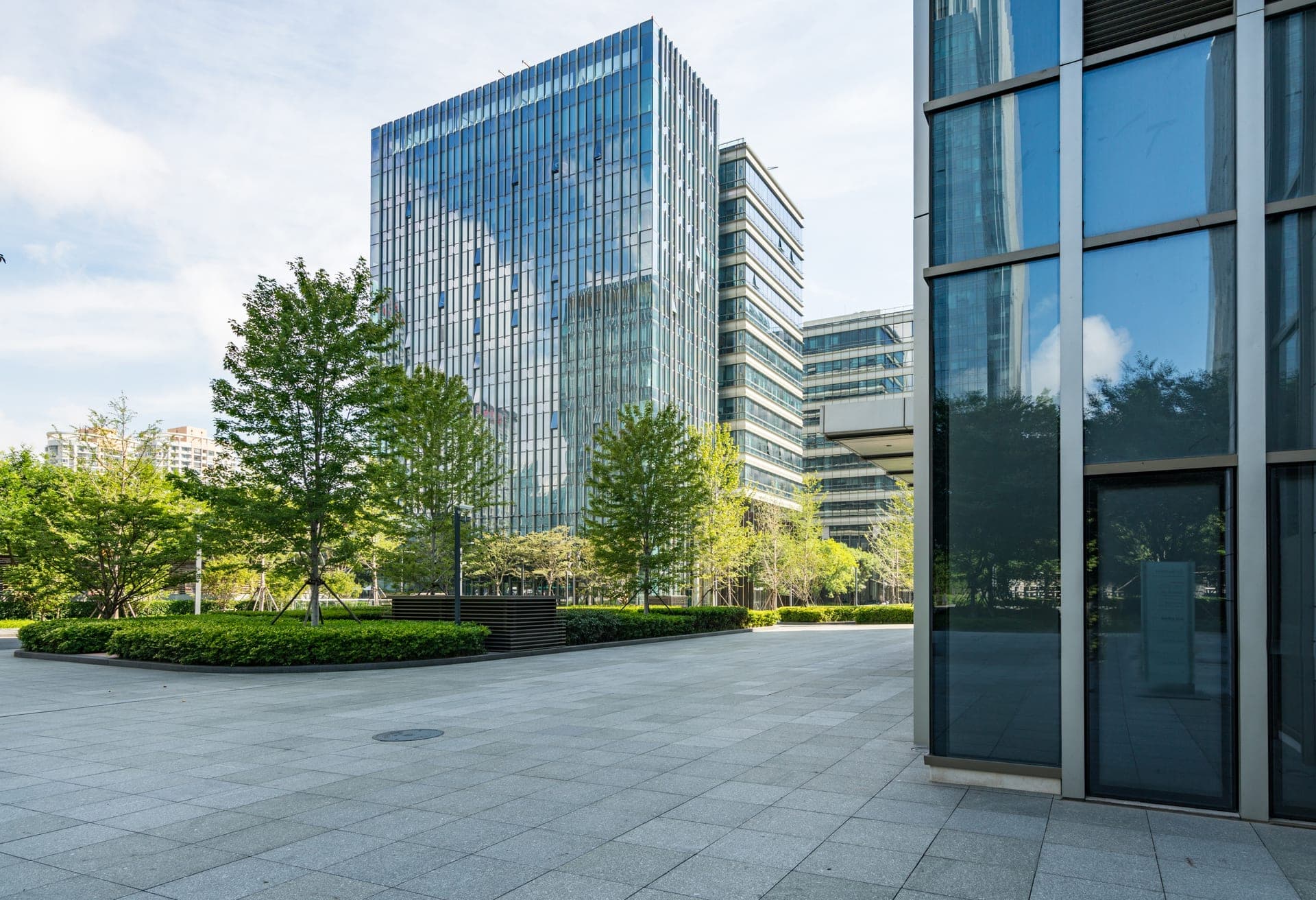 Modern office tower