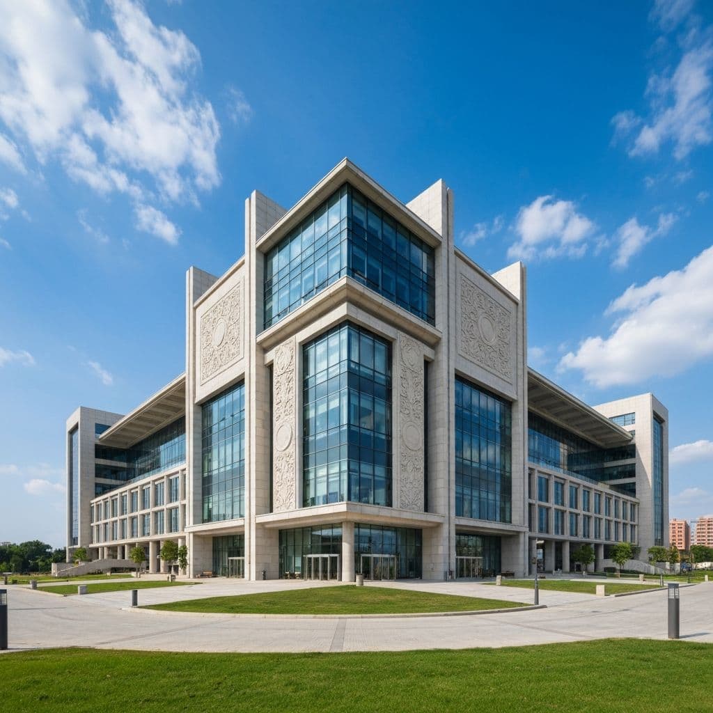 Government building and civic center